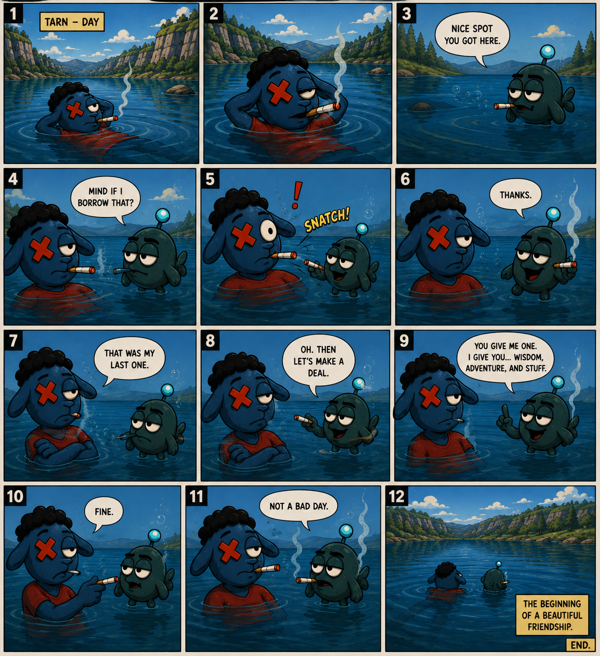A Beautiful Friendship — the beginning of Dimitri and Stompie’s friendship